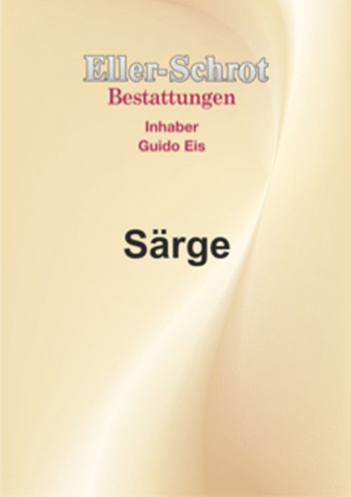 Särge - Katalog